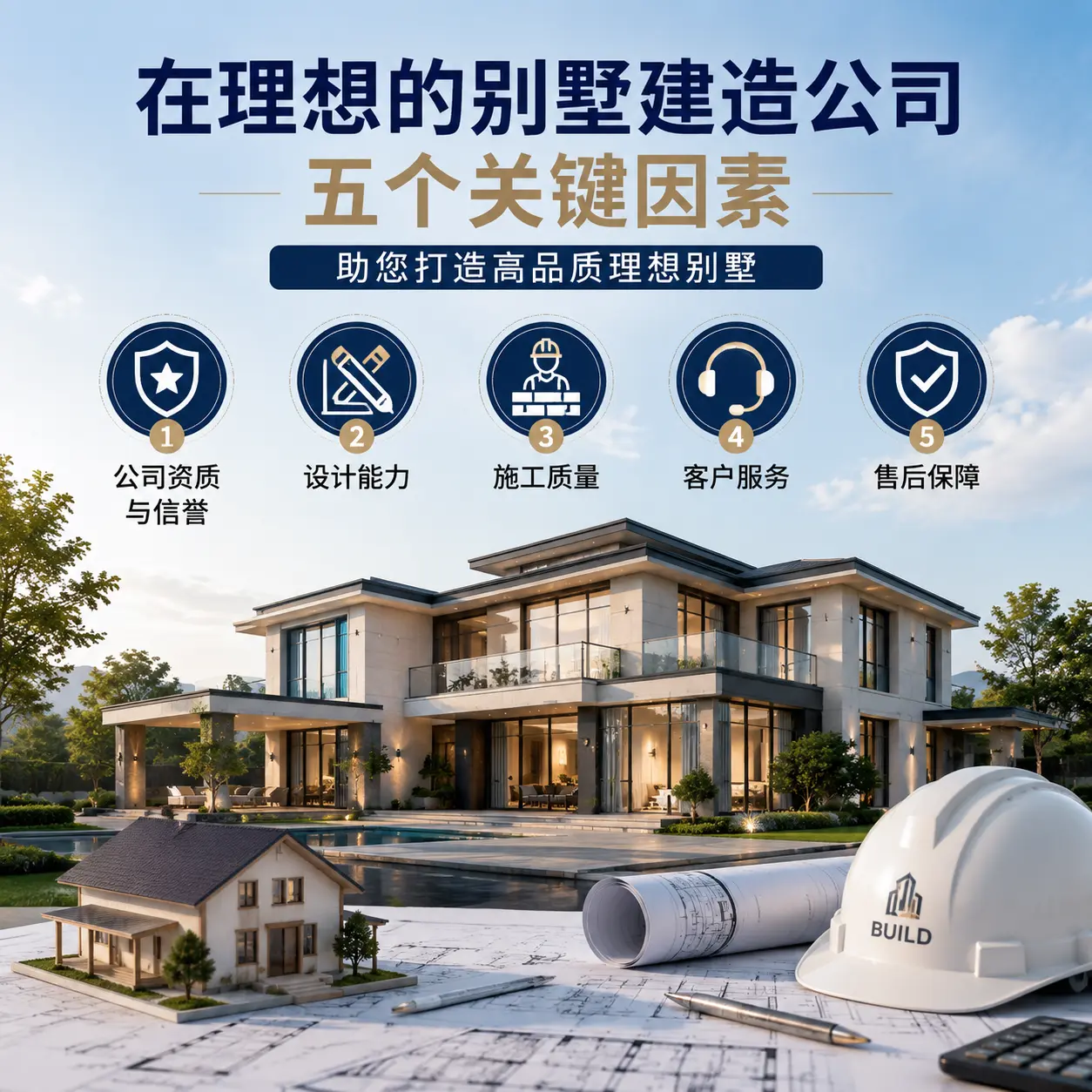 在 七星关 找到理想别墅建造公司的五个关键因素