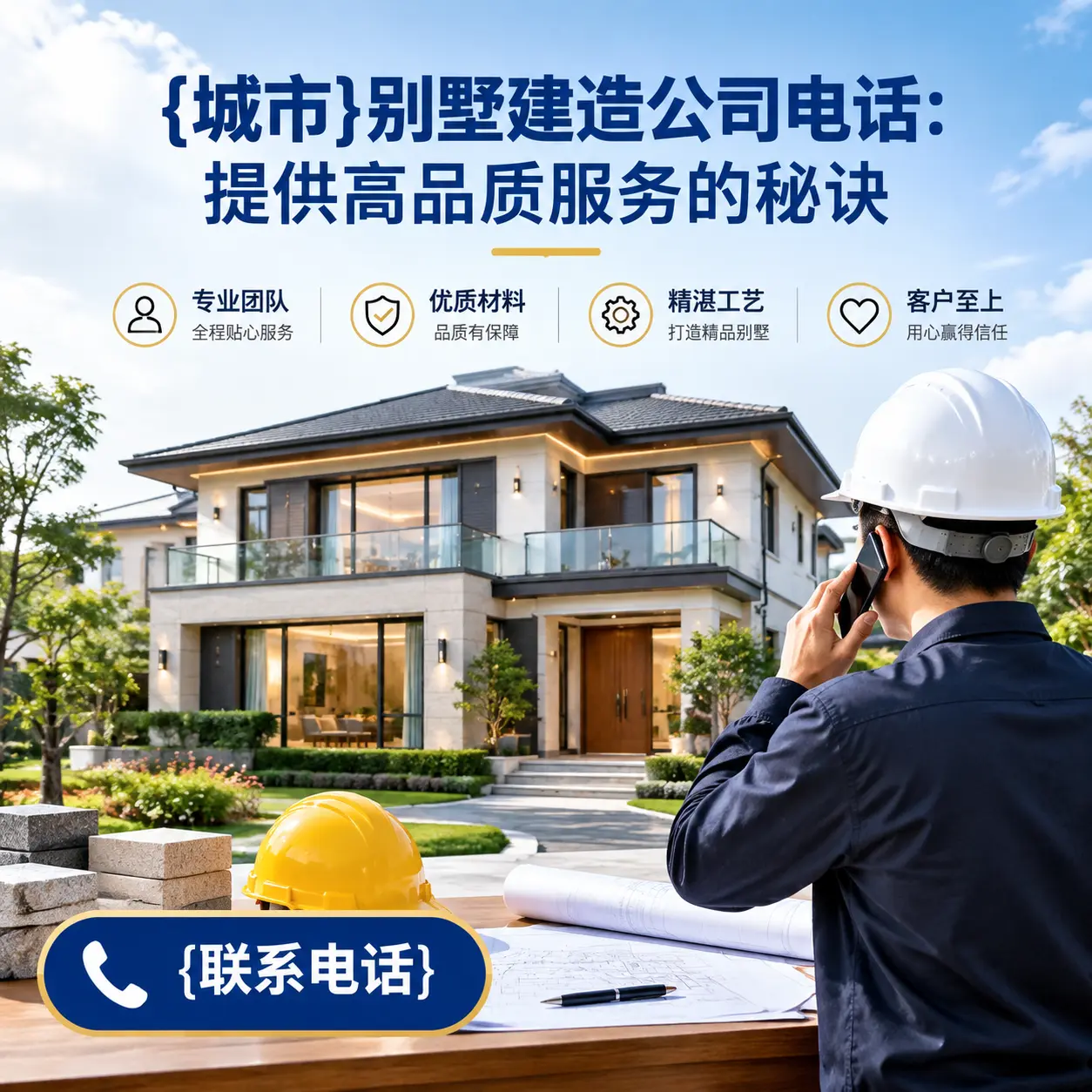 七星关别墅建造公司电话:提供高品质服务的秘诀
