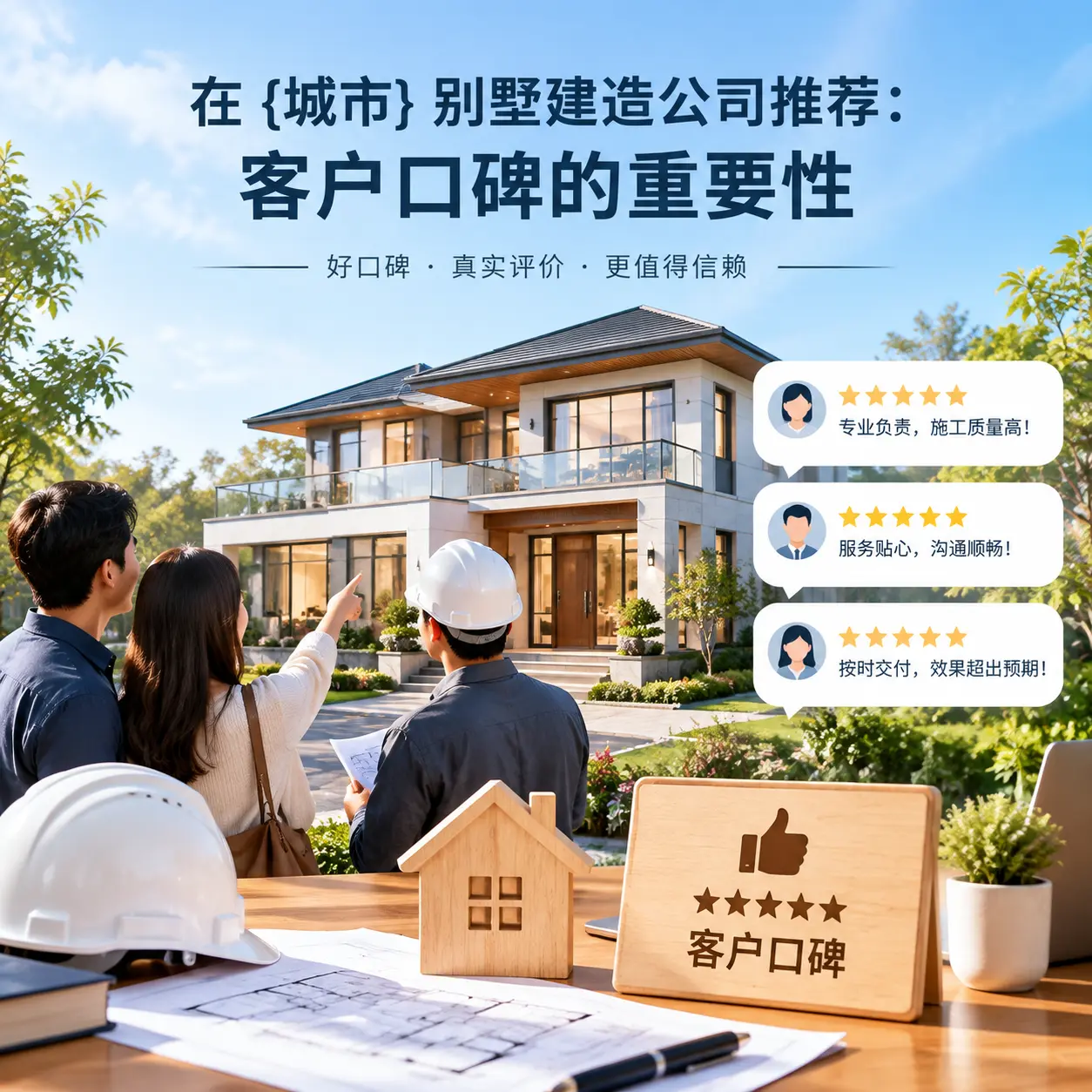 在 七星关 别墅建造公司推荐：客户口碑的重要性