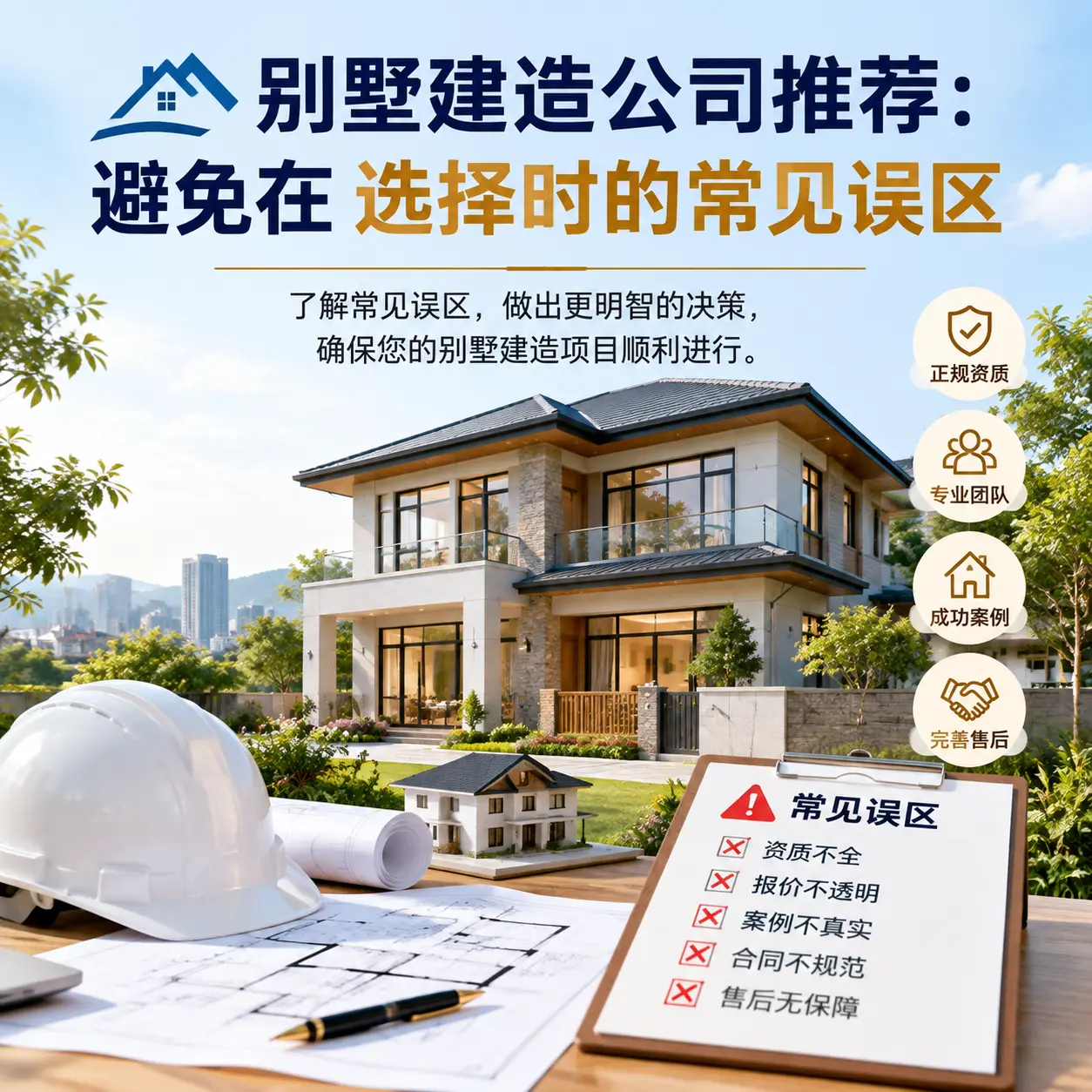 别墅建造公司推荐：避免在 七星关 选择时的常见误区